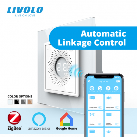 Senzor de temperatura si umiditate, control din aplicatie, ZigBee Livolo [4]