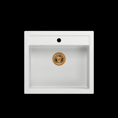 Set bucatarie Apron Style alb cu elemente PVD aurii sau cupru [5]