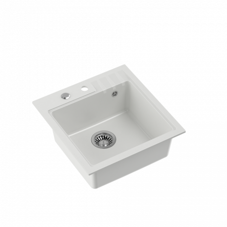 Chiuvete granit bucatarie - Set chiuveta bucatarie granit cu o cuva Peter 110 cu baterie, dozator si cos multifunctional