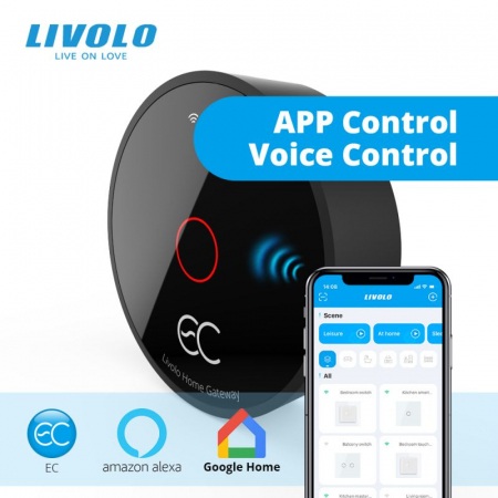 Noul Smart Hub Livolo ZigBee 3.0 2022 ,compatibil Alexa si Google Home [4]