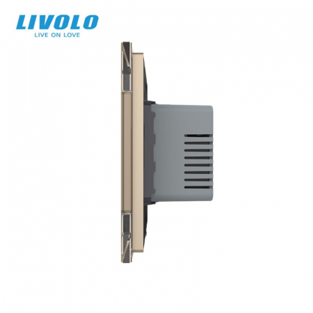 Termostat tactil cu fir pentru incalzire in pardoseala, afisaj electronic-Livolo [2]