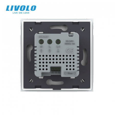 Termostat tactil cu fir pentru incalzire in pardoseala, afisaj electronic-Livolo [4]