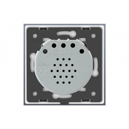 Intrerupator tactil simplu Livolo, wireless, Argintiu [1]