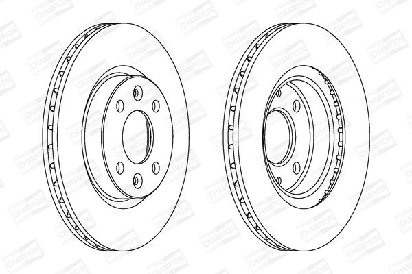 DISC FRANA FATA DACIA LOGAN CHAMPION [2]