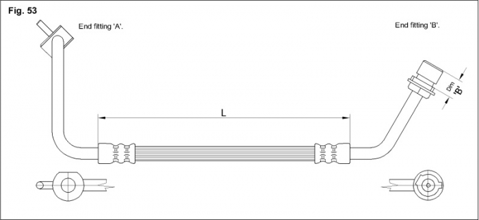 FURTUN FRANA FLEXIBIL FATA DREAPTA FORD TRANSIT 1985-1992 [1]