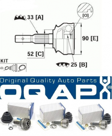 Transmisie - CAP PLANETARA EXTERIOR OPEL ASCONA, KADETT,  ASTRA F, VECTRA A OQAP