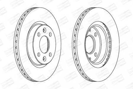 DISC FRANA FATA DACIA LOGAN CHAMPION [1]