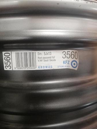 Janta tabla Skoda Fabia 1, 13 toli, 5 JX13 ET35 [1]