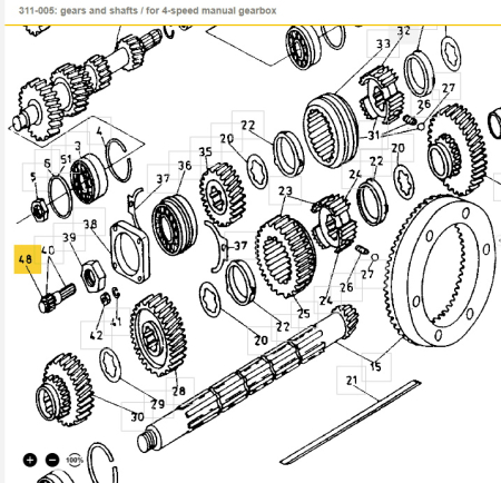 PINION PLASTIC NEGRU ANGRENAJ CABLU KILOMETRAJ 113200323 [1]