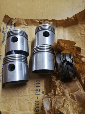 Motor - SET PISTOANE MOTOR CU SEGMENTI SKODA S100 COTA 68,00 CEHIA