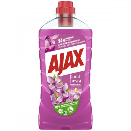 Produse Curatenie - Ajax Floral Fiesta Lilac Breeze Detergent pentru Pardoseli, 1L