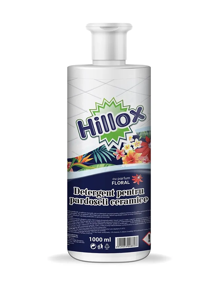 Casa, Gradina & Bricolaj - Detergent Pardoseli Hillox Floral Suprafate Ceramice 1 L