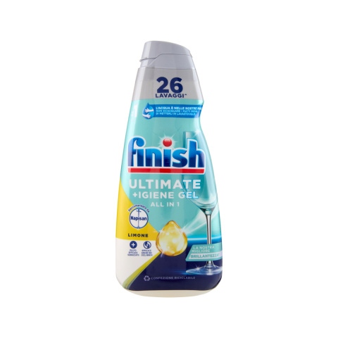 Produse Curatenie - Detergent Gel FINISH ALL IN 1 pentru masina de spalat vase, 560 ml, 26 spalari