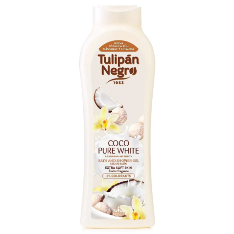 Ingrijire Personala & Cosmetice - Gel de Dus Tulipan Negro Cocos Alb, 650 ml