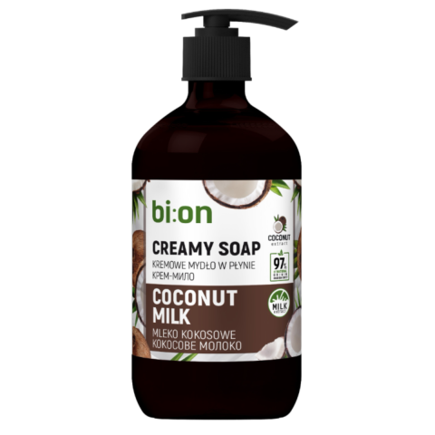 Ingrijire Personala & Cosmetice - Sapun lichid BiOn Crema lapte de cocos, 473 ml