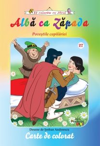 Sa coloram cu Nicol - Alba ca zapada. Carte de colorat