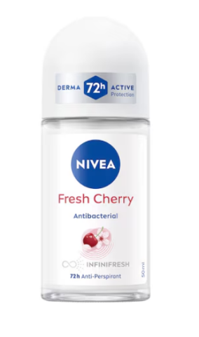 Deodorante si Antiperspirante - Antiperspirant NIVEA Roll-on pentru femei cu aromă de cireșe proaspete 50 ml