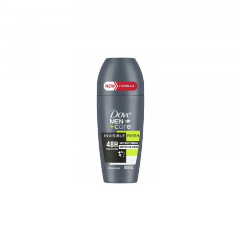 Antiperspirant Roll-On Invisible Fresh 48h, Dove Men, 50 ml