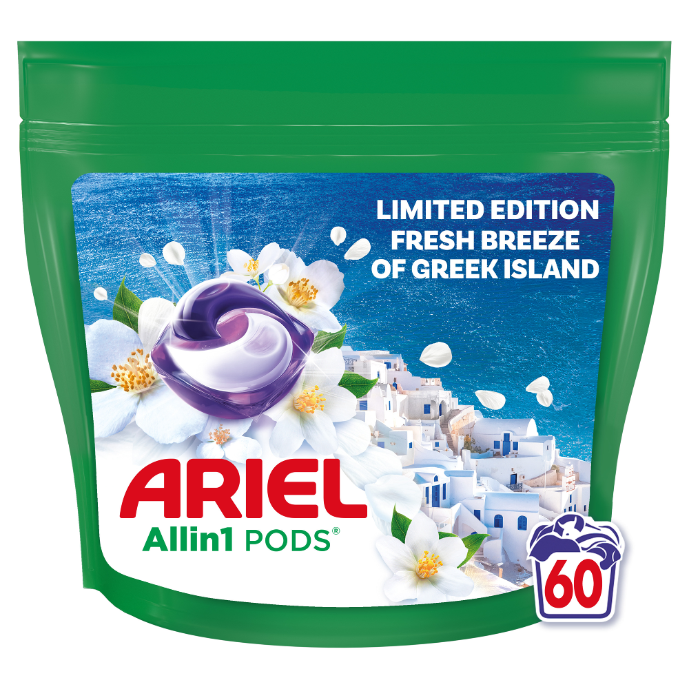 Casa, Gradina & Bricolaj - Ariel Fresh Breeze Greek Island Detergent capsule, 60 spalari