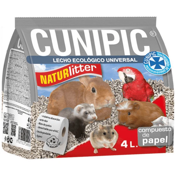 Pet Shop - Asternut Igienic pentru Rozatoare Cunipic din Hartie 4 L