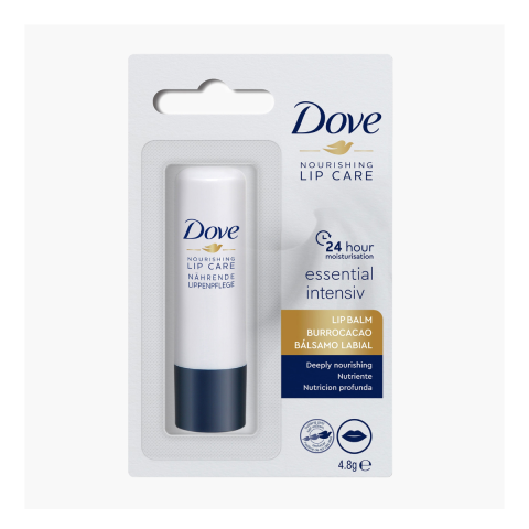 Ingrijire Personala & Cosmetice - Balsam de buze Dove Essential Intensiv, 4.8g