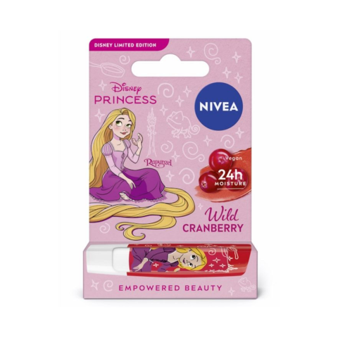 Ingrijire Personala & Cosmetice - Balsam de buze Nivea Wild Cranberry, Disney, 4,8g
