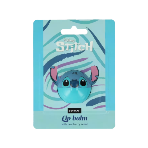 Luciu si balsam de buze - Balsam de buze Sence in forma lui Stitch cu aroma de merisoare, 4.5g