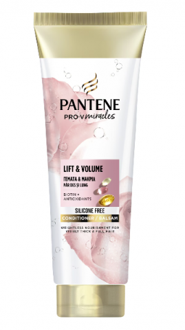 Balsam par - Balsam de par Pantene Pro-V Miracles Lift'N'Volume cu biotina, fara silicon, 160 ml