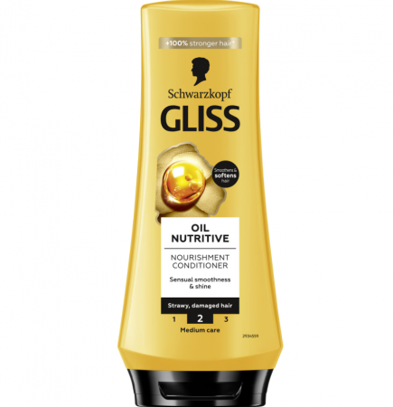 Balsam par - Balsam de par Schwarzkopf Gliss Oil Nutritive, 200 ml