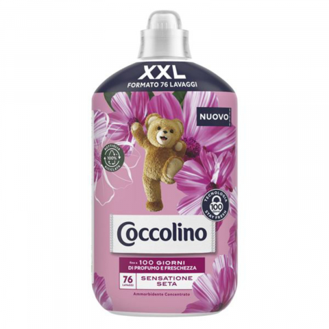 Casa, Gradina & Bricolaj - Balsam de rufe Coccolino Sensatione Seta, 1.75 l, 76 spalari