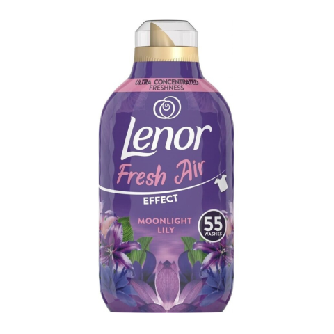 Curatenie & Intretinere - Balsam de rufe Lenor Fresh Air Effect Moonlight Lily, 55 spalari, 770 ml