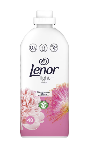 Casa, Gradina & Bricolaj - Balsam de rufe Lenor Silk Tree Blossom &Peony, 1.2 L, 48 spalari