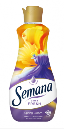 Casa, Gradina & Bricolaj - Balsam de rufe Superconcentrat Semana Extra Fresh Spring Bloom , 75 spalari, 1500 ml