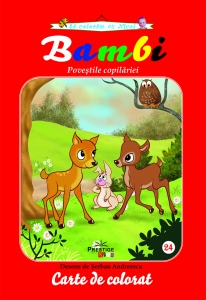Sa coloram cu Nicol - Bambi. Carte de colorat