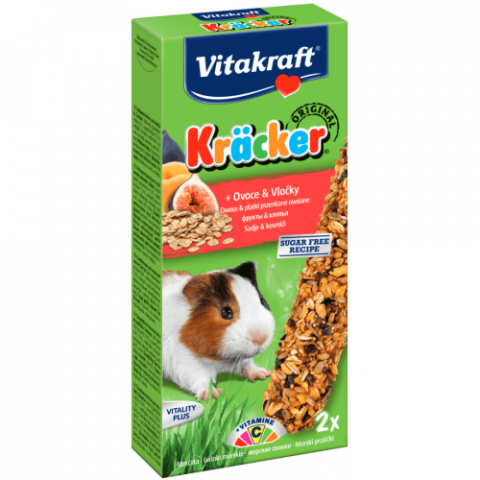 Hrana pasari si rozatoare - Batoane pentru porcusori de Guineea Vitakraft Fructe 112 g