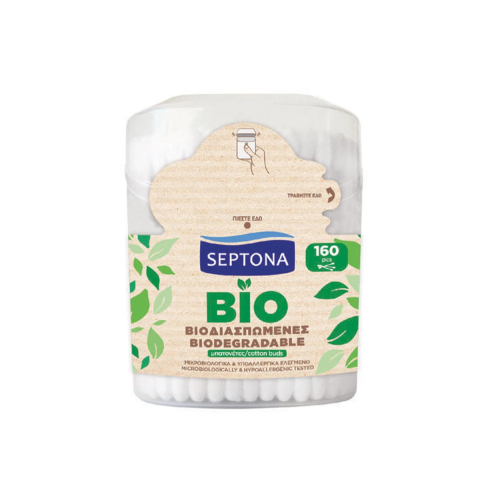Produse demachiere si curatare - Betisoare urechi Septona BIO, 160buc/cutie