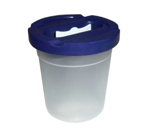 Articole Scolare - Borcan pentru pictura cu doua compartimente Ark