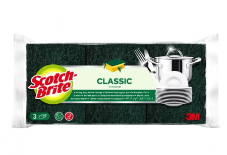 Curatenie & Intretinere - Bureti SCOTCH BRITE cu Protectie Unghii, 3 Buc/Set la pret de 2