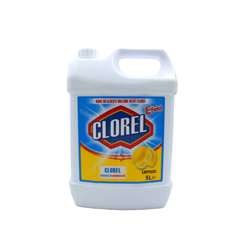 Curatenie & Intretinere - Clorel inalbitor Efekt Lemon pentru suprafete si tesaturi, 5 L