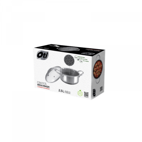 Vase pentru gatit - Cratita Hexa Magic, 20 cm, 2,5 l