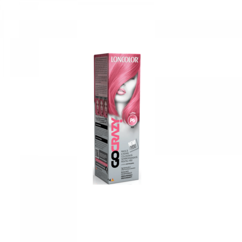 Vopsea de par si oxidant - Crema de par coloranta semi-permanenta, Loncolor GoCrazy P6 GoPink, 100 ml