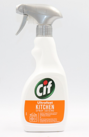 Detergenti Suprafete - Degresant Cif Spray pentru bucatarie Ultrafast, 500ml