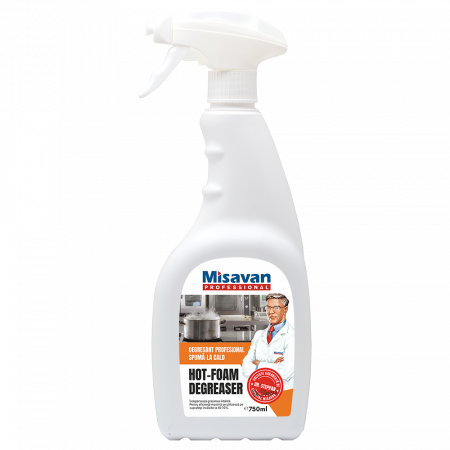 Solutii suprafete bucatarie - Degresant la cald spuma Dr. Stephan Hot-Foam Degreaser 750ml Misavan