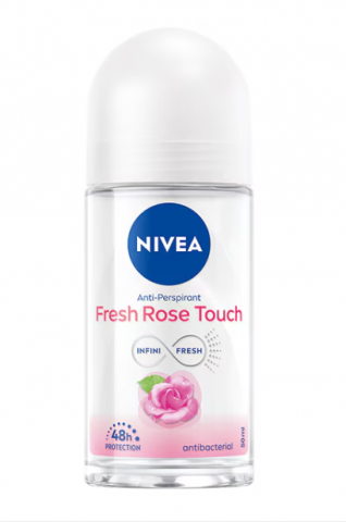 Deodorante si Antiperspirante - Deodorant antiperspirant Nivea Fresh Rose Touch Roll-On , 50 ml