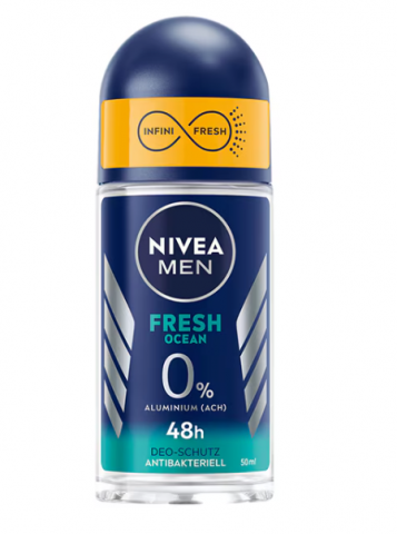 Deodorant antiperspirant Nivea Men Fresh Ocean Roll-On, 50ml