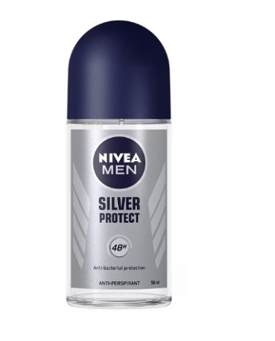 Ingrijire Personala & Cosmetice - Deodorant antiperspirant Nivea Silver Protect Roll-On, 50 ml