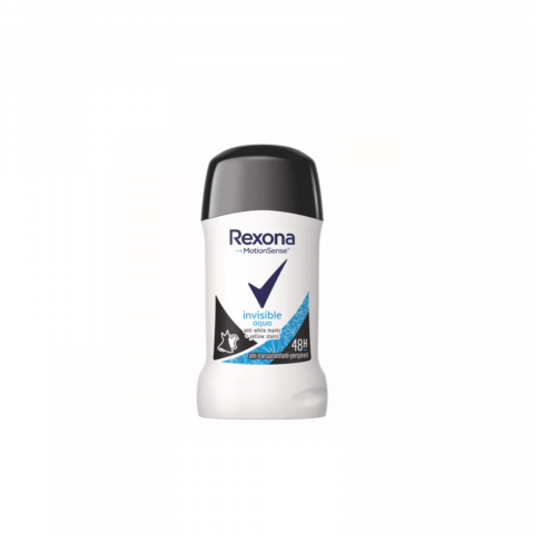 Deodorante si Antiperspirante - Deodorant antiperspirant stick Rexona Invisible Aqua, 40 ml