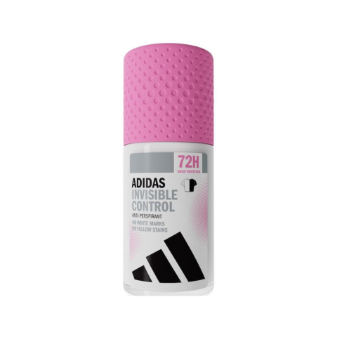 Ingrijire Personala & Cosmetice - Deodorant roll-on antiperspirant Adidas Invisible Control pentru femei, 50 ml