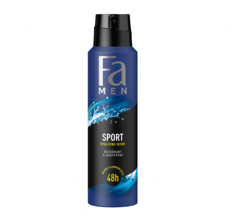 Deodorante si Antiperspirante - Deodorant spray anti-perspirant Fa Men Sport, 150 ml
