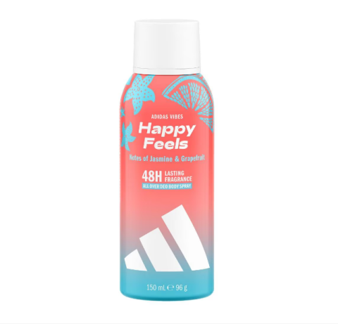 Ingrijire Corp - Deodorant Spray De Corp Adidas Vibes Happy Feels, 150 ml
